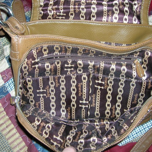TIGNANELLO Genuine Leather shoulder or crossover bag - Picture 5 of 7